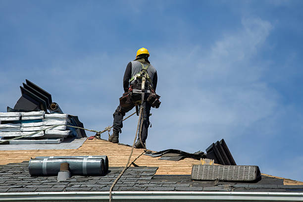 Professional Roof Replacement technician working in Lawn, PA